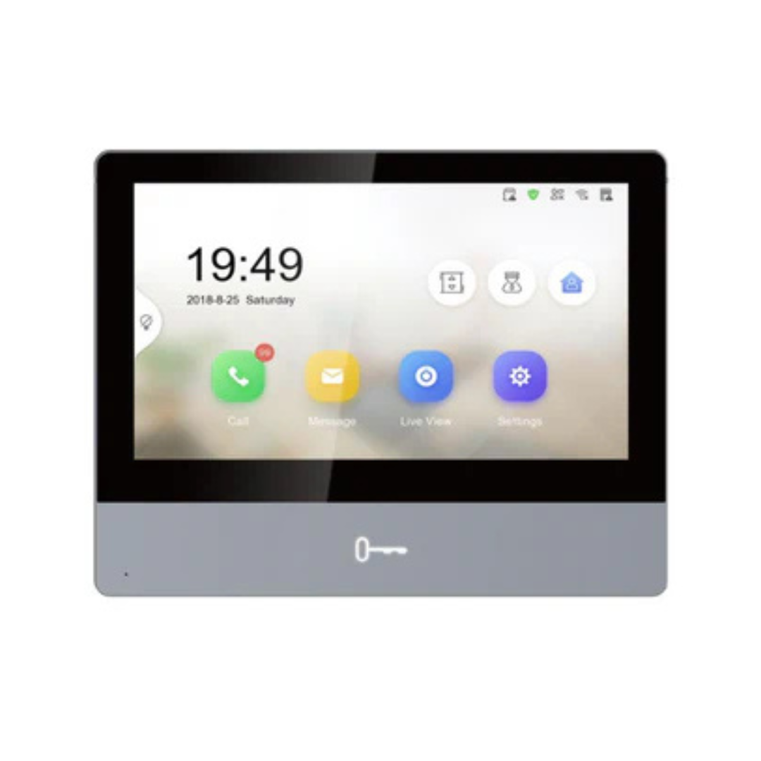 Hikvision DS-KH8350-WTE1 IP Video Intercom Ultra Indoor Station with 7-Inch Touch Screen