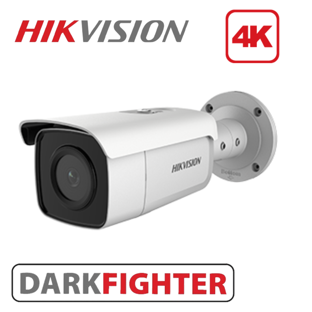 Hikvision DS-2CD2T86G2-4I 8MP AcuSense 4mm Fixed Bullet Network Camera – DarkFighter, IP67 - Winter Sale
