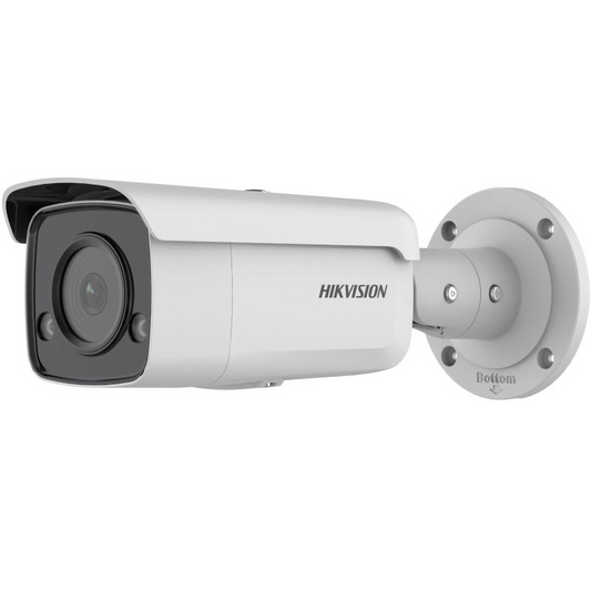 4MP DS-2CD2T47G2-L ColorVu Fixed Bullet With Mic, Strobe Light & Acusense 2.8MM