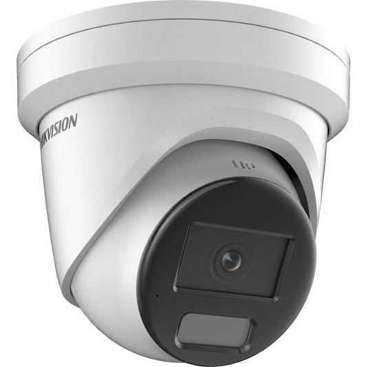 4MP Hikvision DS-2CD2347G2H-LIU 4MP Smart Hybrid ColorVu and IR Acusense Turret - 2.8MM LENS SIZE
