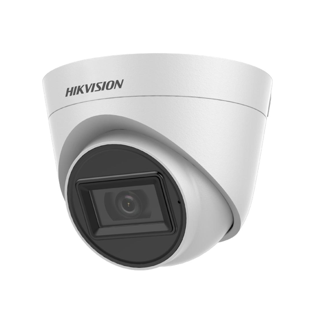 Hikvision 5MP DS-2CE78H0T-IT3FS HD-TVI Turret Camera, 40m Smart IR, Mic - White