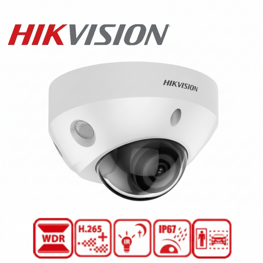 4K/8MPHikvision DS-2CD2583G2-I(S) AcuSense Fixed Mini Dome Network Camera